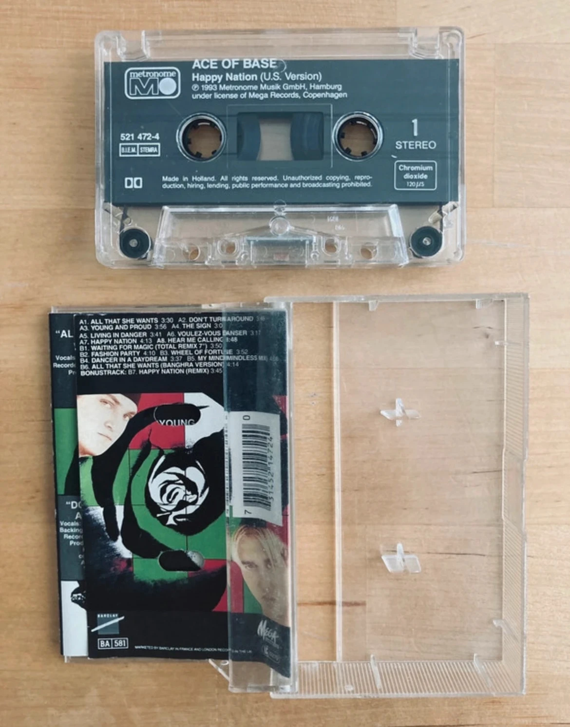Audiocassette Ace of Base Happy Nation. – photo 2